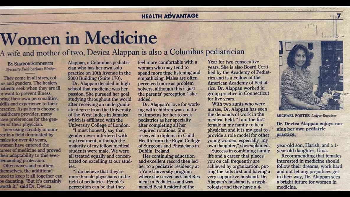 Dr. Alappan in Newspaper